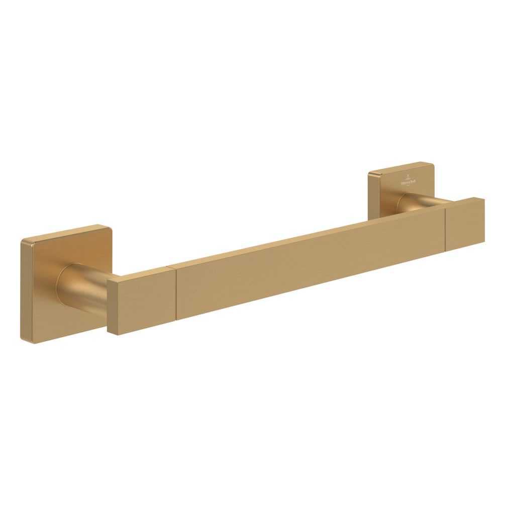Cutout image of Villeroy & Boch Elements Striking Brushed Gold 360mm Grab Bar